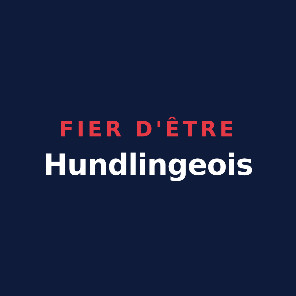 T-shirt « Fier d'être Hundlingeois » — design pour Hundling