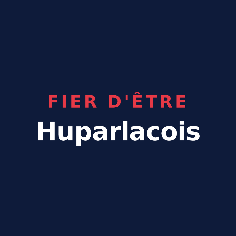 T-shirt « Fier d'être Huparlacois » — design pour Huparlac
