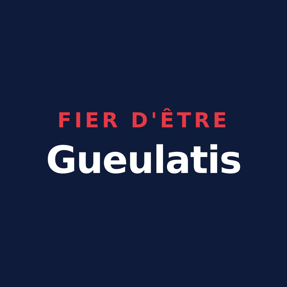 T-shirt « Fier d'être Gueulatis » — design pour Hurigny