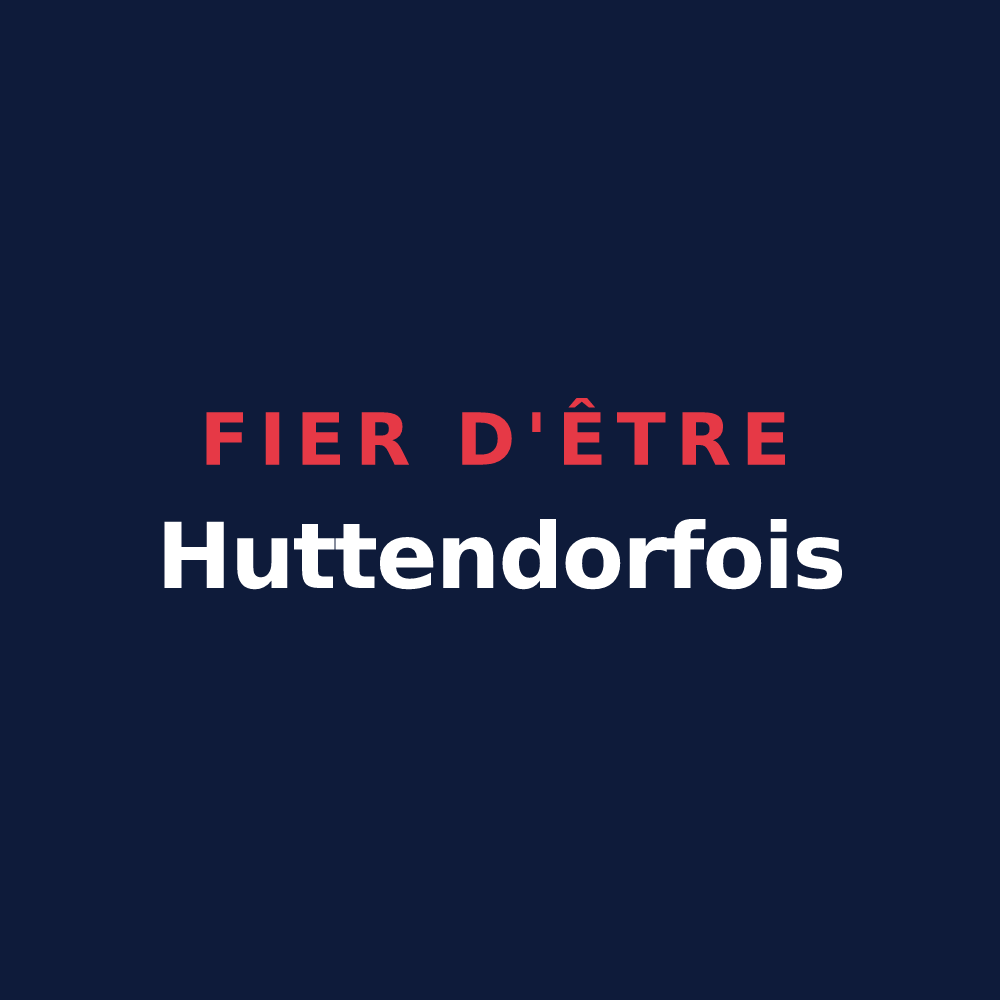 T-shirt « Fier d'être Huttendorfois » — design pour Huttendorf
