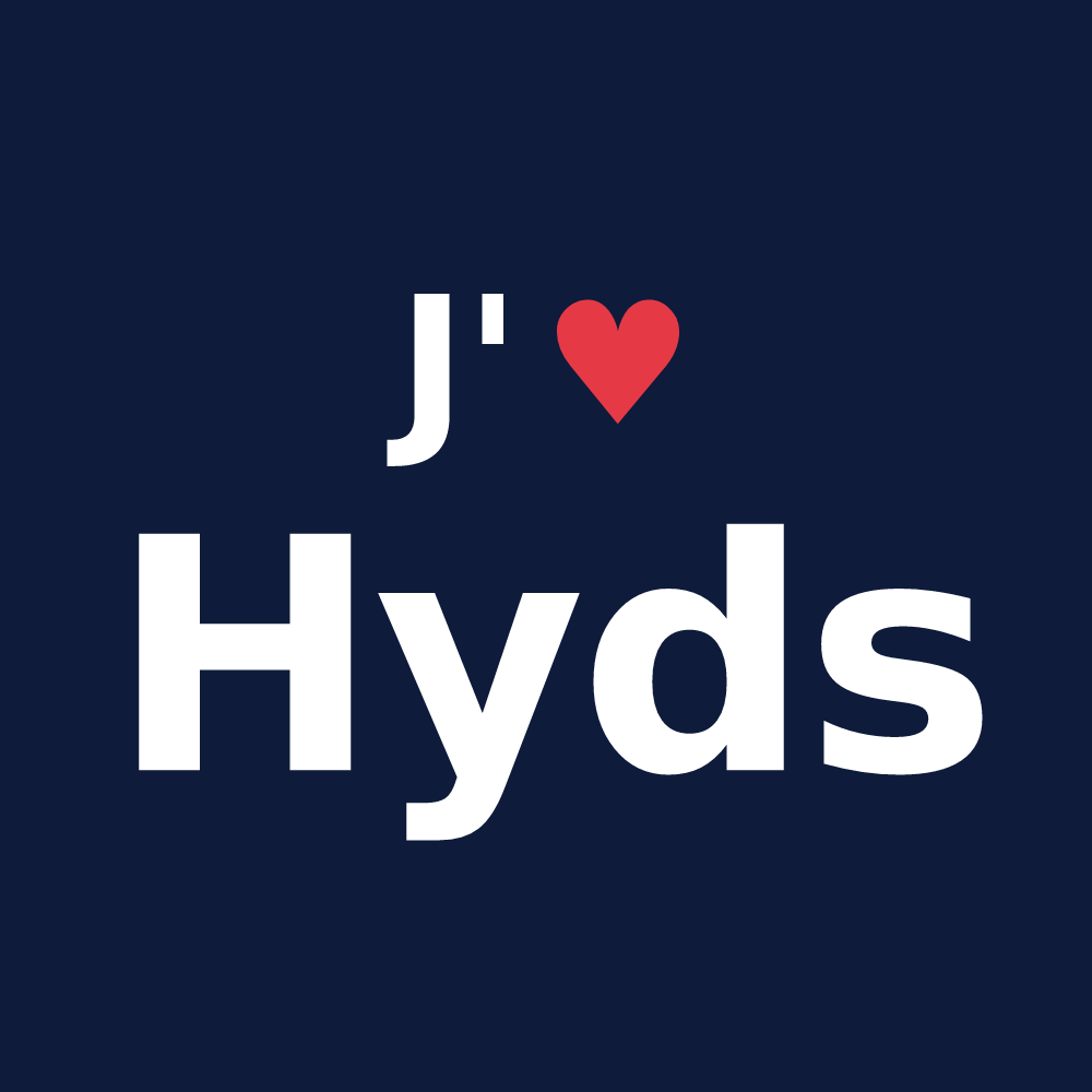 T-shirt personnalisé Hyds — design J'aime Hyds