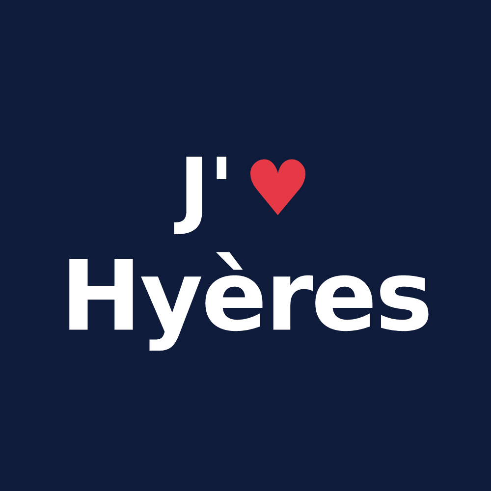 T-shirt personnalisé Hyères — design J'aime Hyères