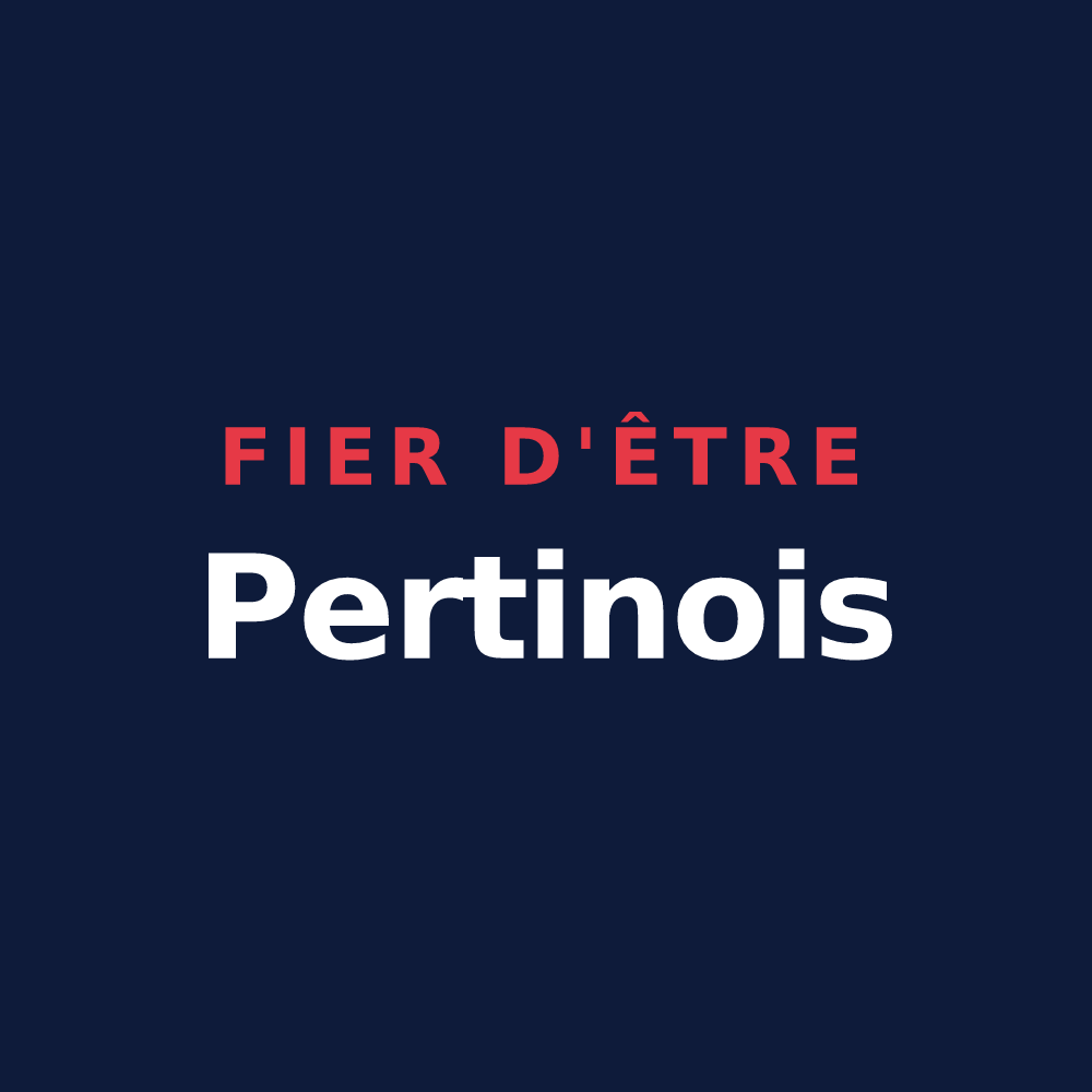 T-shirt « Fier d'être Pertinois » — design pour Hypercourt