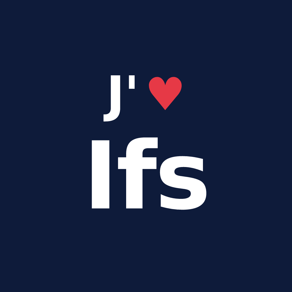 T-shirt personnalisé Ifs — design J'aime Ifs