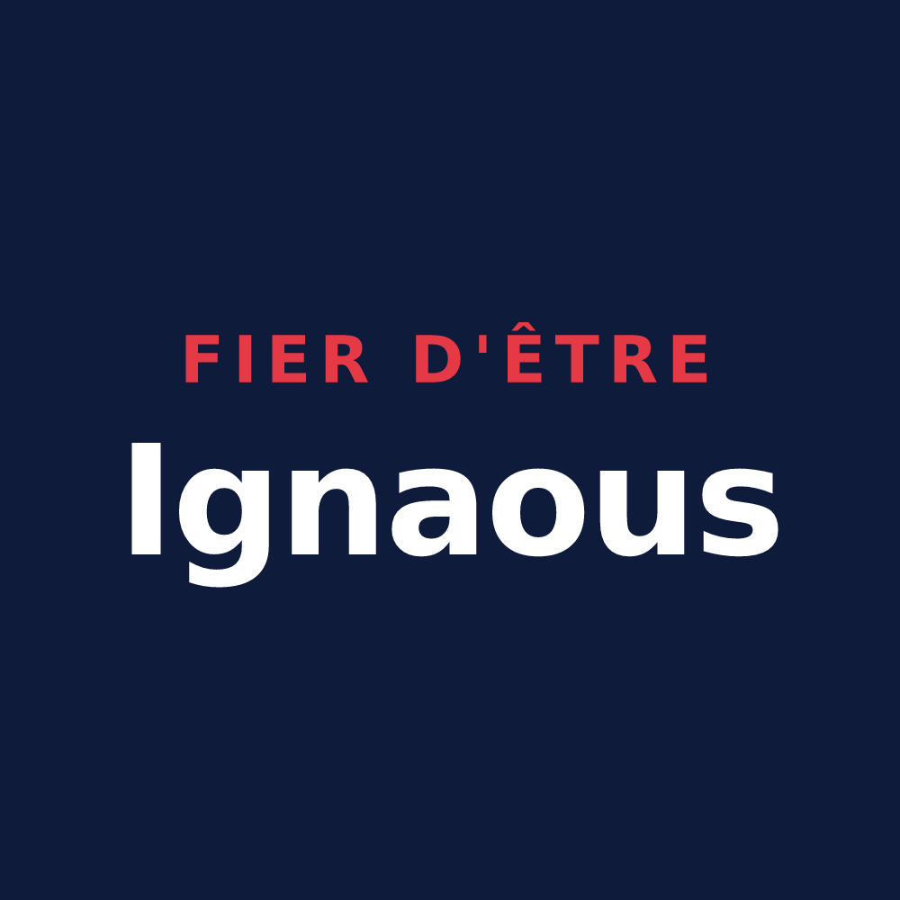 T-shirt « Fier d'être Ignaous » — design pour Ignaux