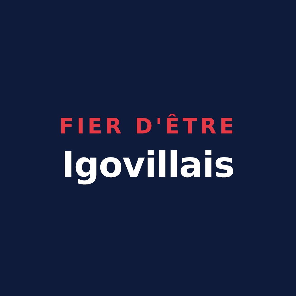T-shirt « Fier d'être Igovillais » — design pour Igoville