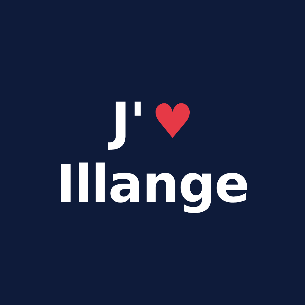 T-shirt personnalisé Illange — design J'aime Illange