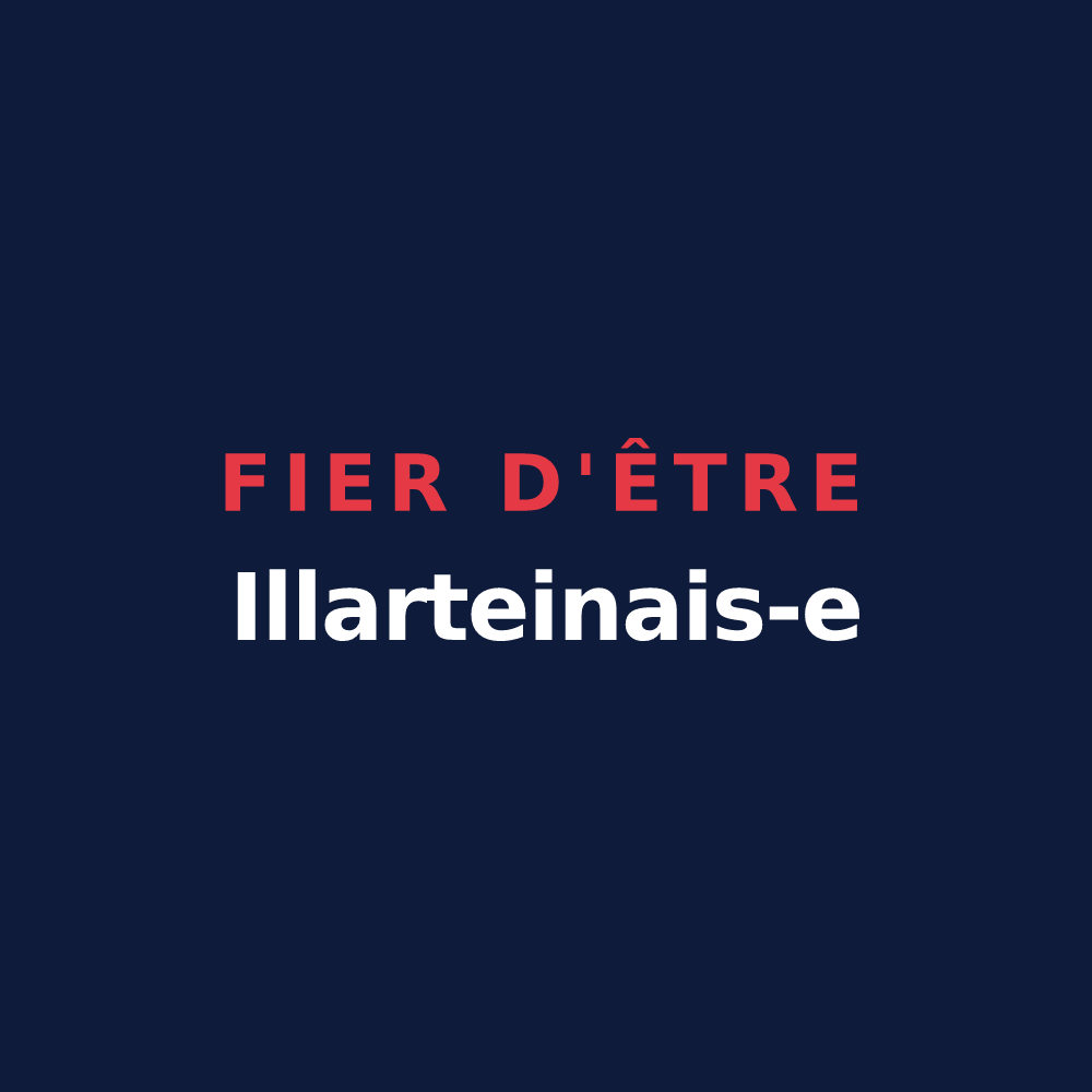T-shirt « Fier d'être Illarteinais-e » — design pour Illartein