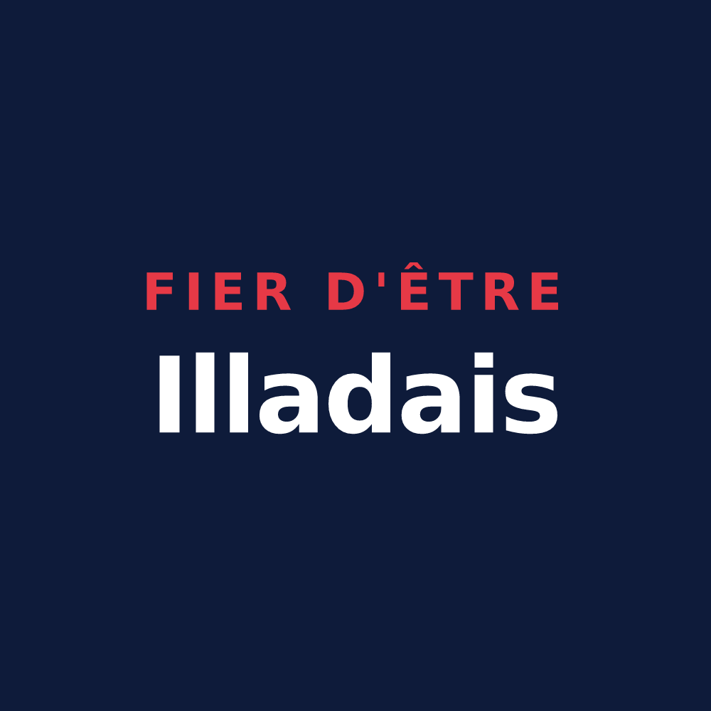 T-shirt « Fier d'être Illadais » — design pour Illats