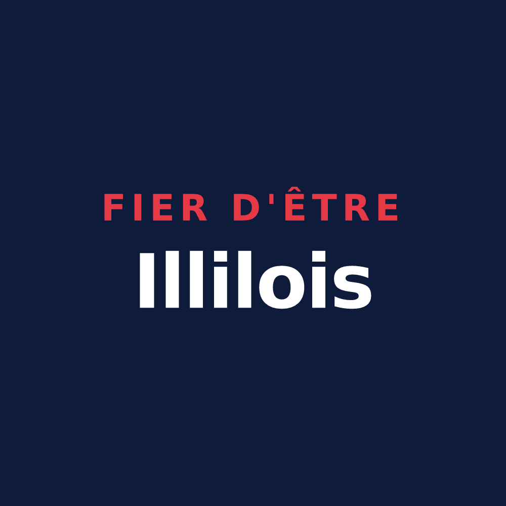 T-shirt « Fier d'être Illilois » — design pour Illies