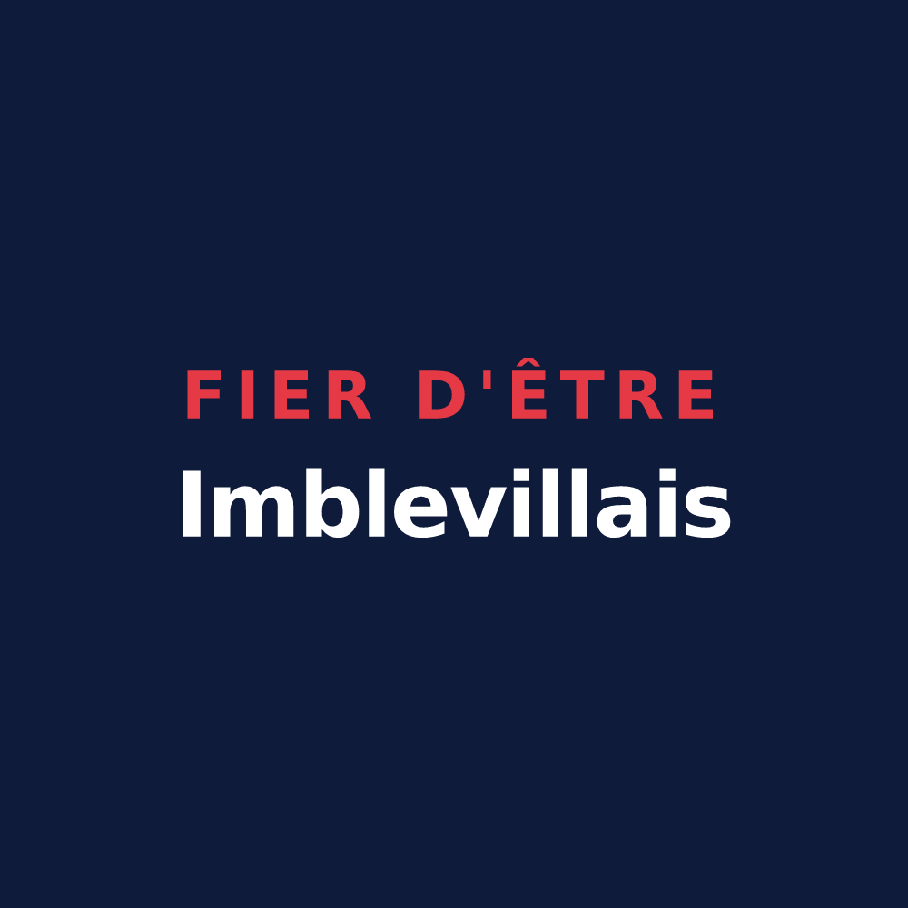 T-shirt « Fier d'être Imblevillais » — design pour Imbleville