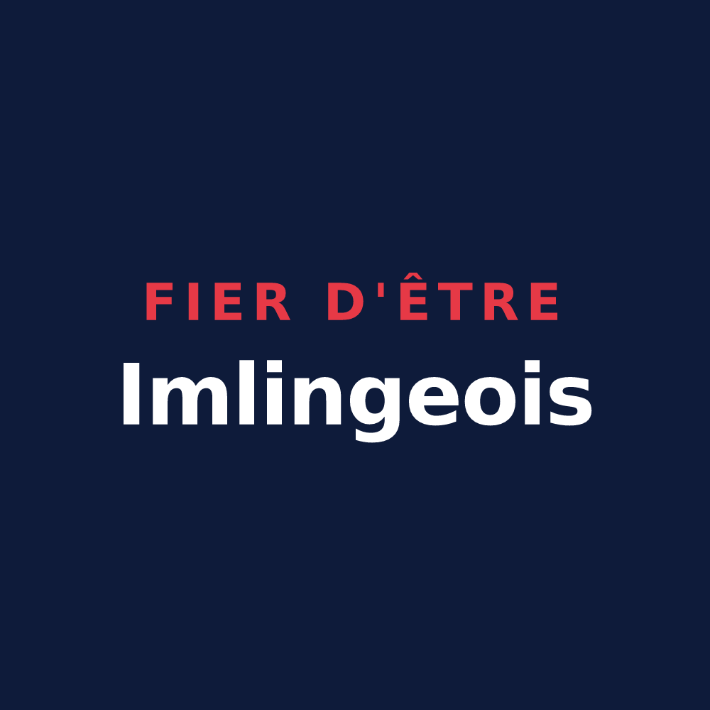 T-shirt « Fier d'être Imlingeois » — design pour Imling