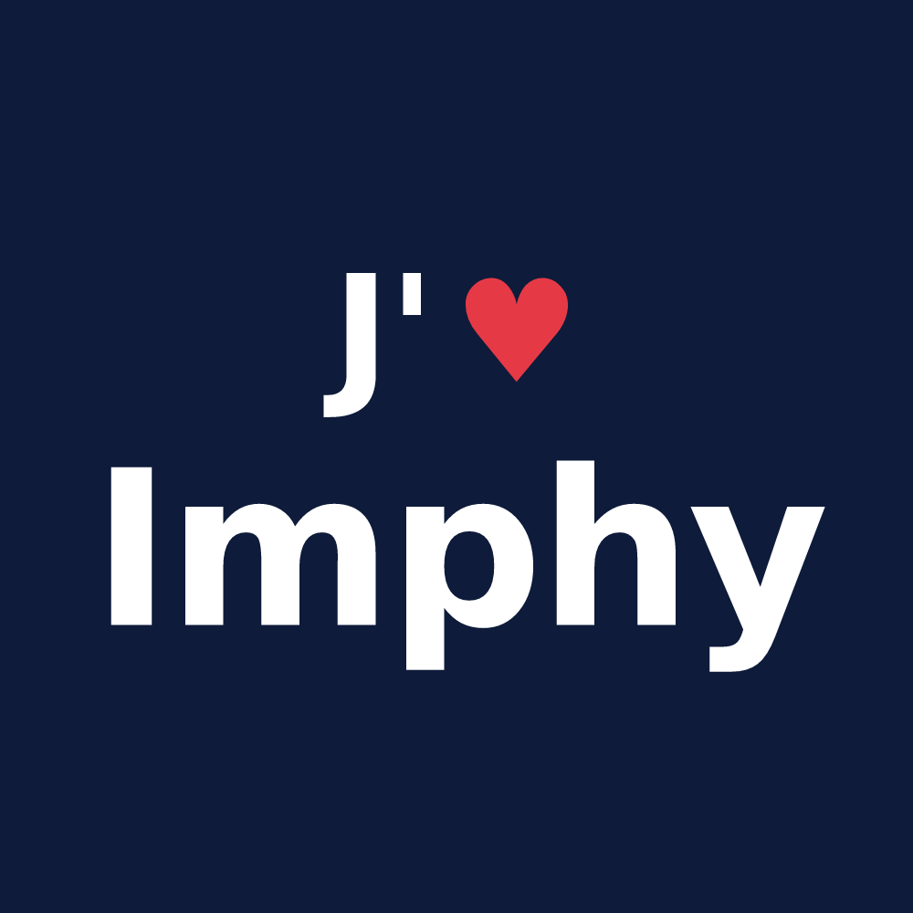 T-shirt personnalisé Imphy — design J'aime Imphy