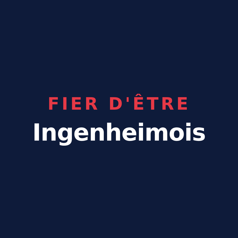 T-shirt « Fier d'être Ingenheimois » — design pour Ingenheim