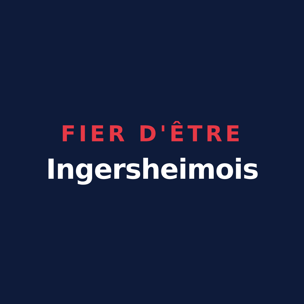 T-shirt « Fier d'être Ingersheimois » — design pour Ingersheim