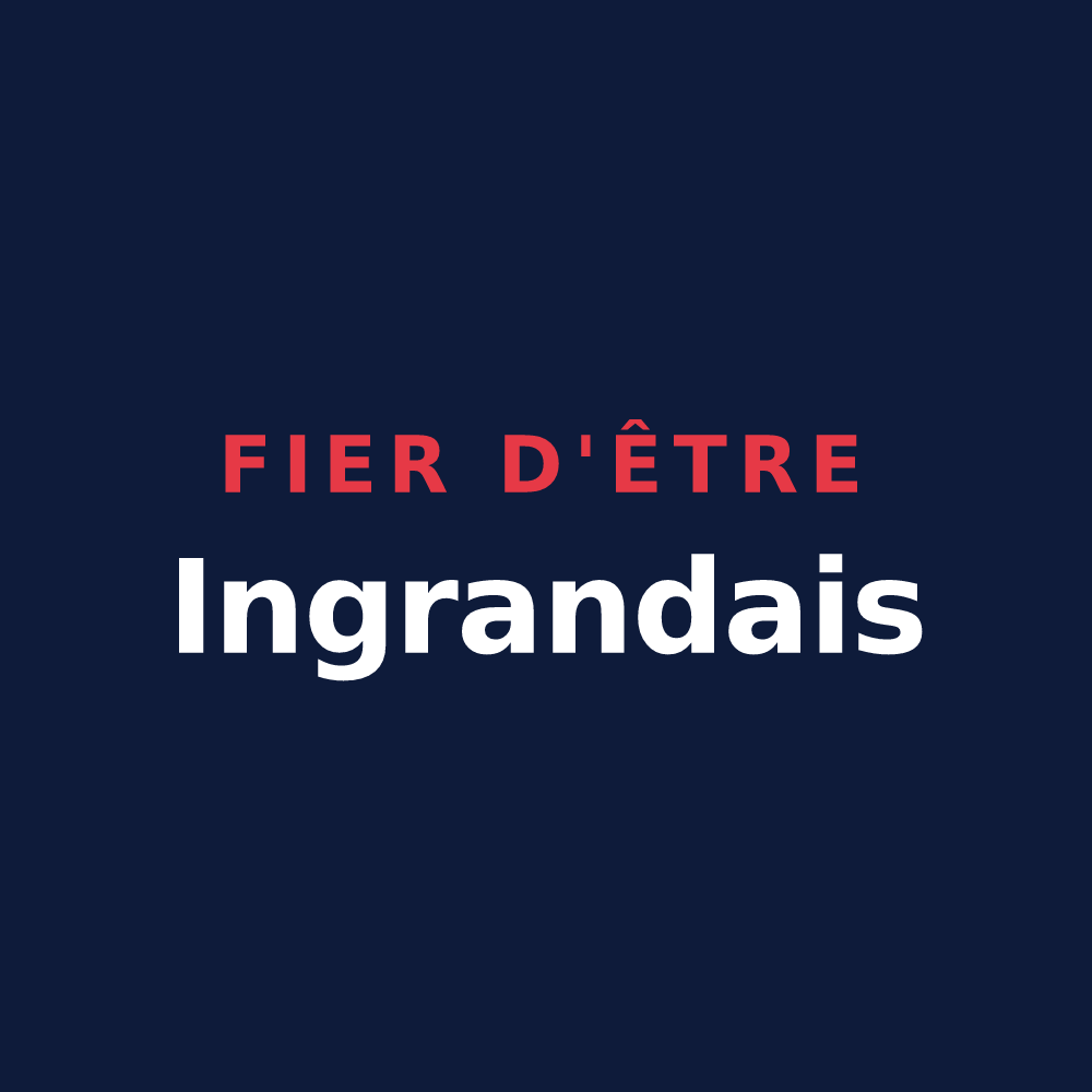 T-shirt « Fier d'être Ingrandais » — design pour Ingrandes