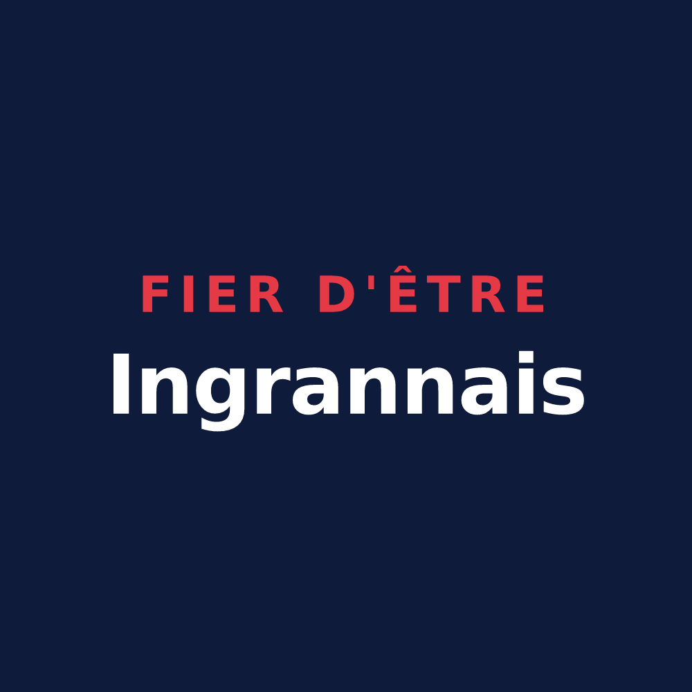 T-shirt « Fier d'être Ingrannais » — design pour Ingrannes