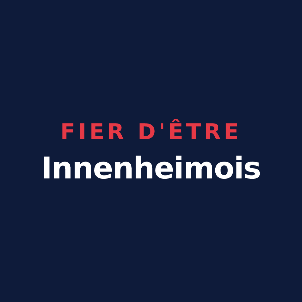 T-shirt « Fier d'être Innenheimois » — design pour Innenheim