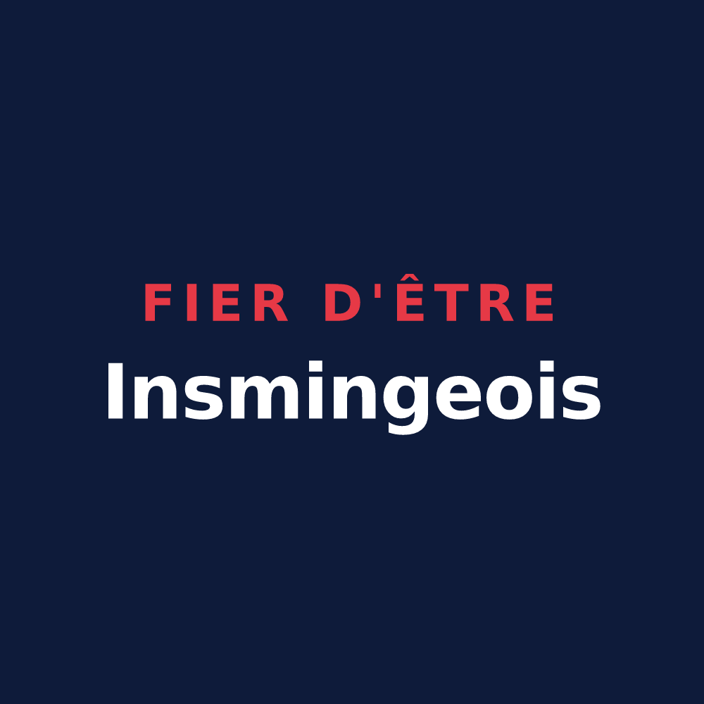 T-shirt « Fier d'être Insmingeois » — design pour Insming