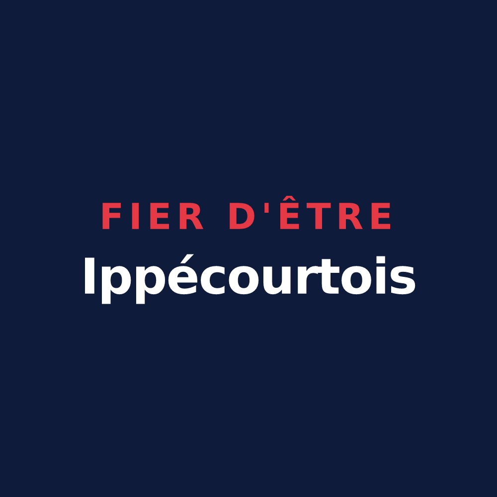 T-shirt « Fier d'être Ippécourtois » — design pour Ippécourt