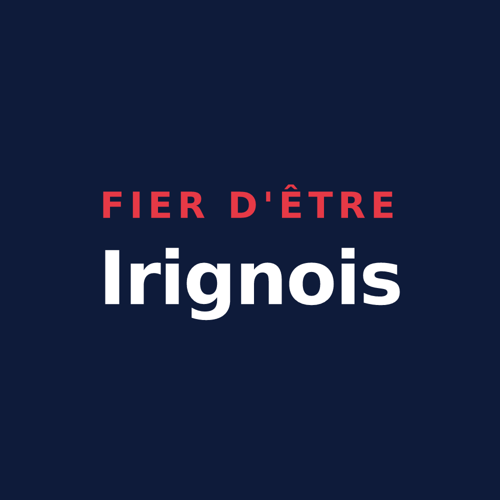 T-shirt « Fier d'être Irignois » — design pour Irigny