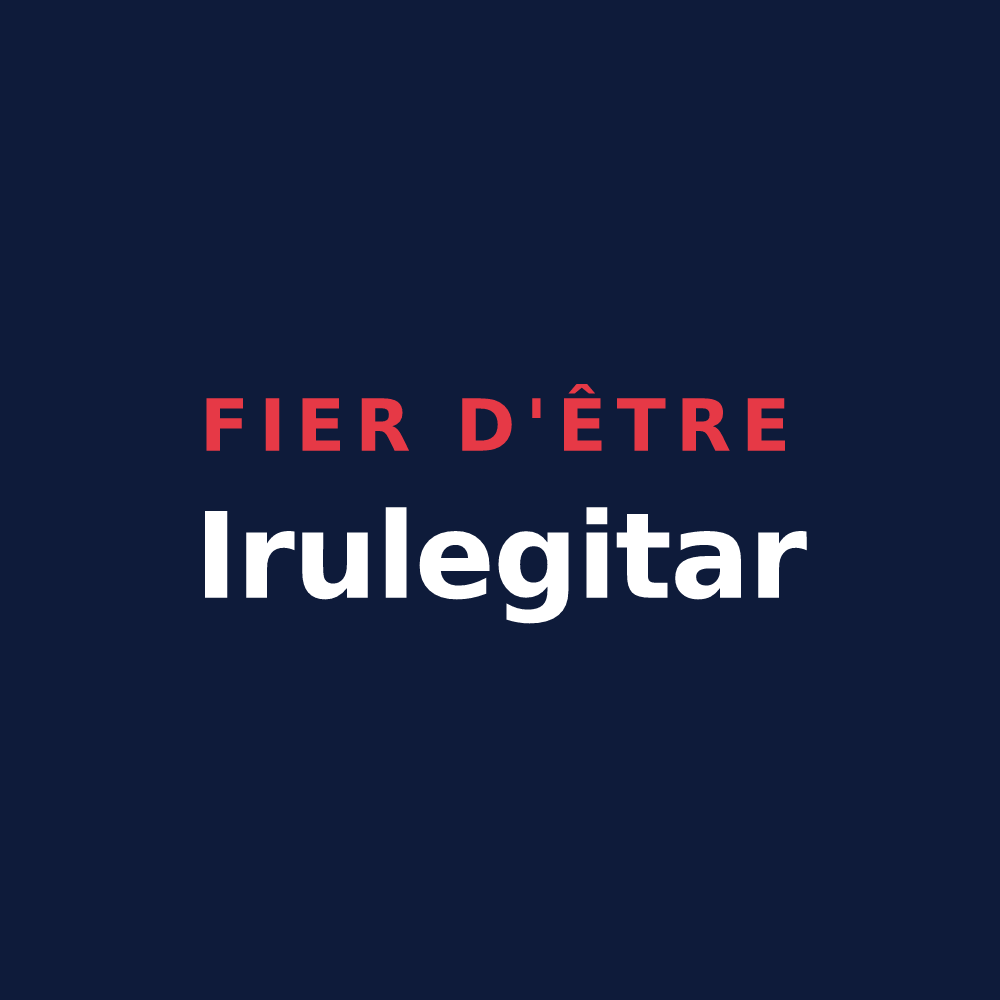 T-shirt « Fier d'être Irulegitar » — design pour Irouléguy
