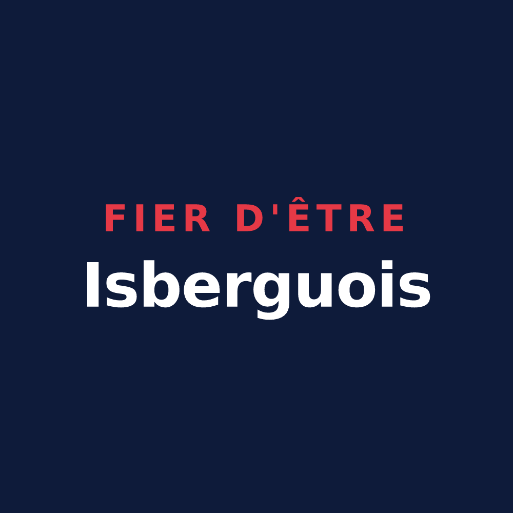 T-shirt « Fier d'être Isberguois » — design pour Isbergues
