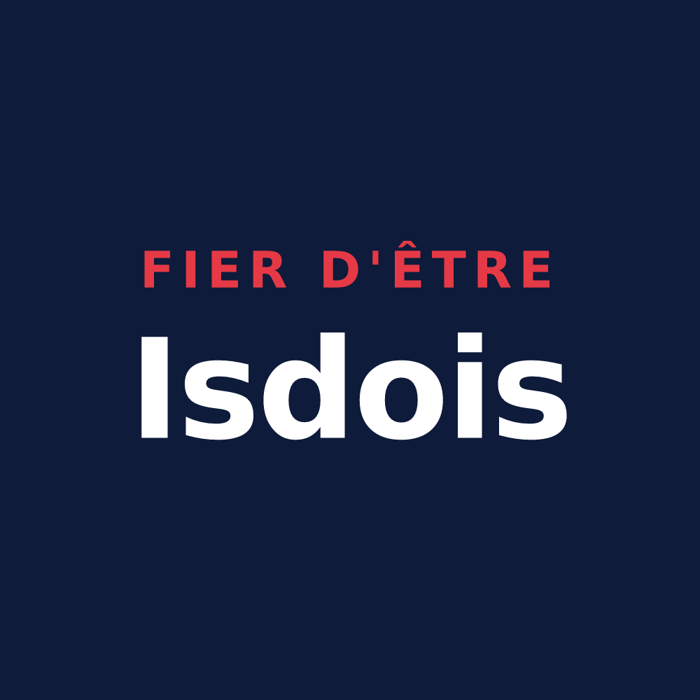 T-shirt « Fier d'être Isdois » — design pour Isdes
