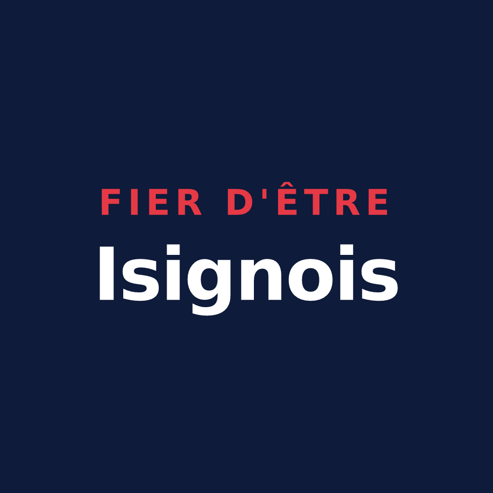 T-shirt « Fier d'être Isignois » — design pour Isigny-le-Buat