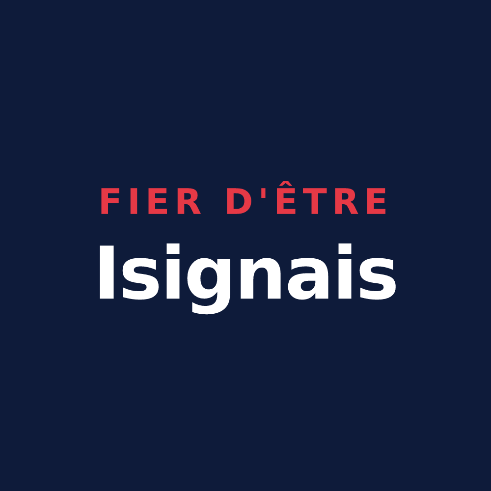 T-shirt « Fier d'être Isignais » — design pour Isigny-sur-Mer