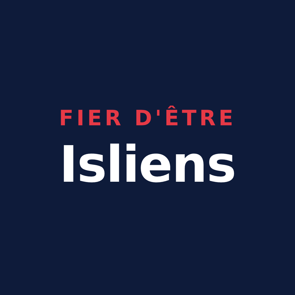 T-shirt « Fier d'être Isliens » — design pour Isle-Aubigny