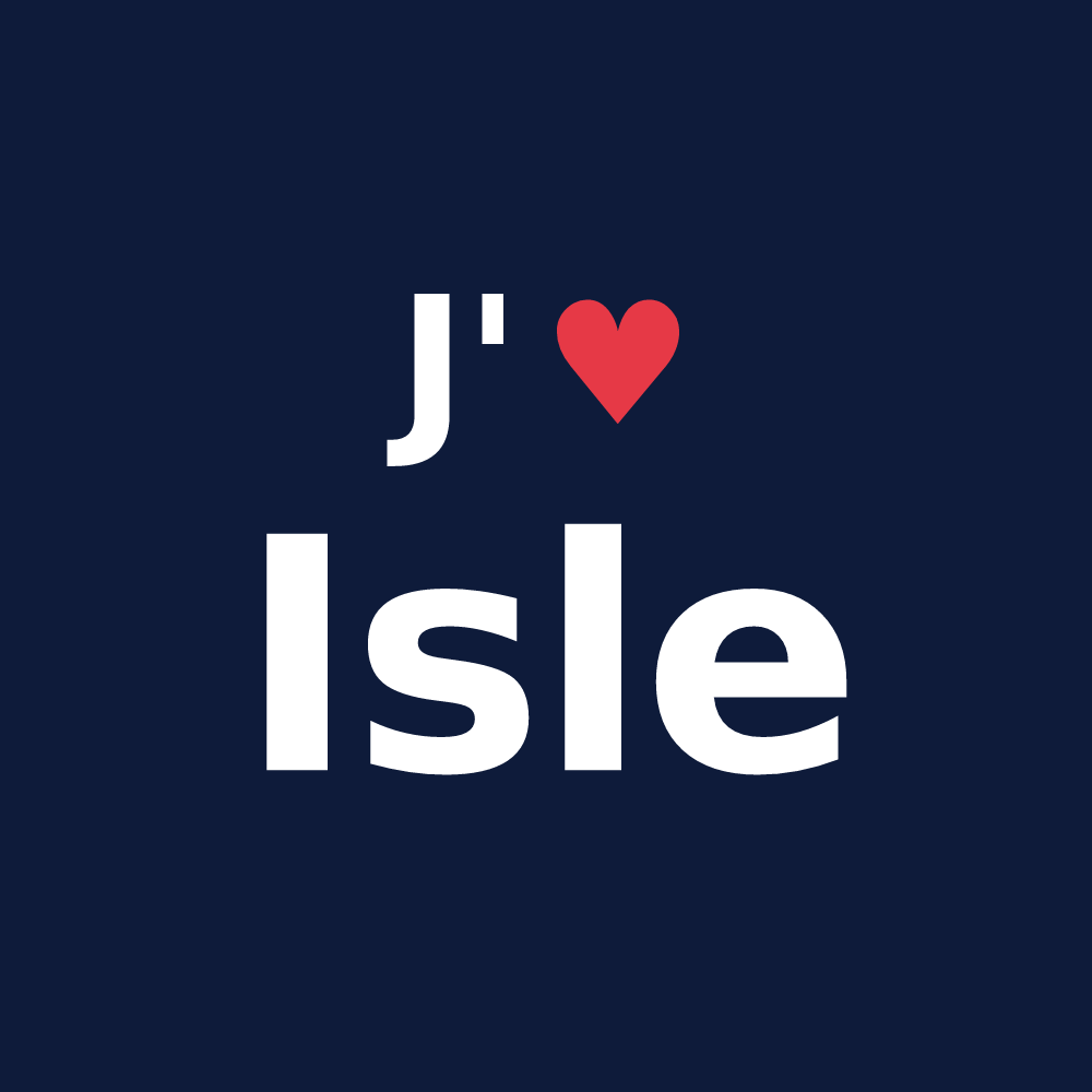 T-shirt personnalisé Isle — design J'aime Isle