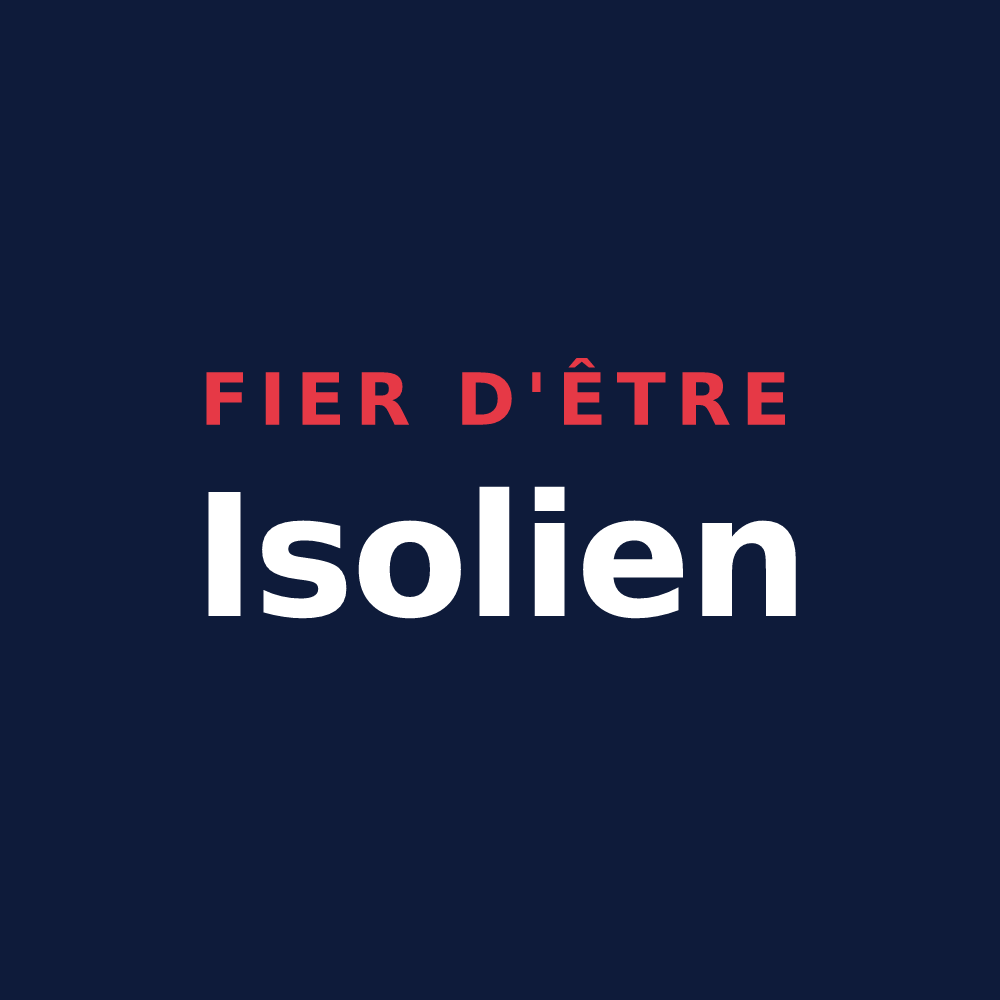 T-shirt « Fier d'être Isolien » — design pour Isola
