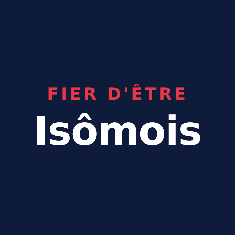 T-shirt « Fier d'être Isômois » — design pour Isômes
