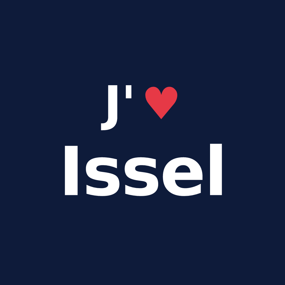 T-shirt personnalisé Issel — design J'aime Issel