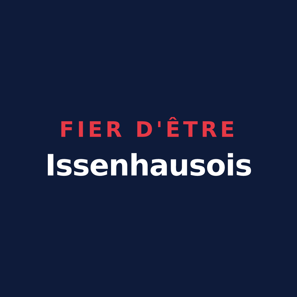 T-shirt « Fier d'être Issenhausois » — design pour Issenhausen