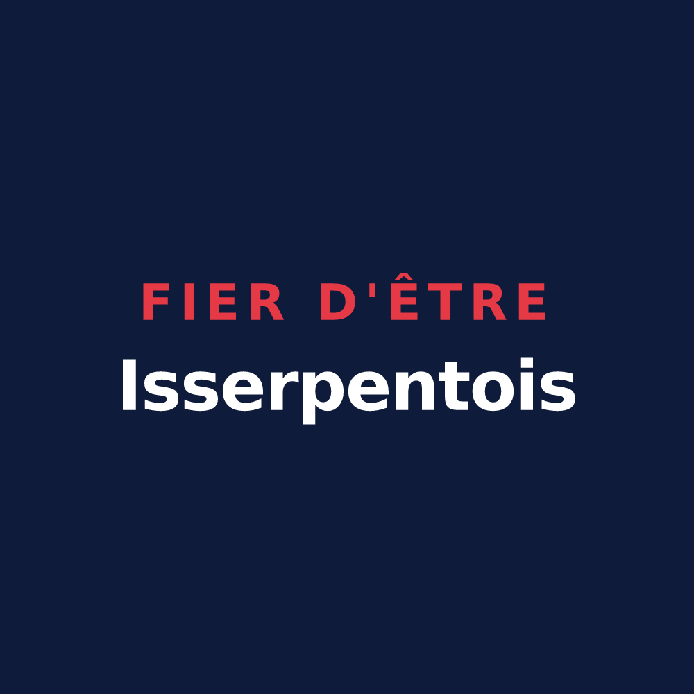 T-shirt « Fier d'être Isserpentois » — design pour Isserpent