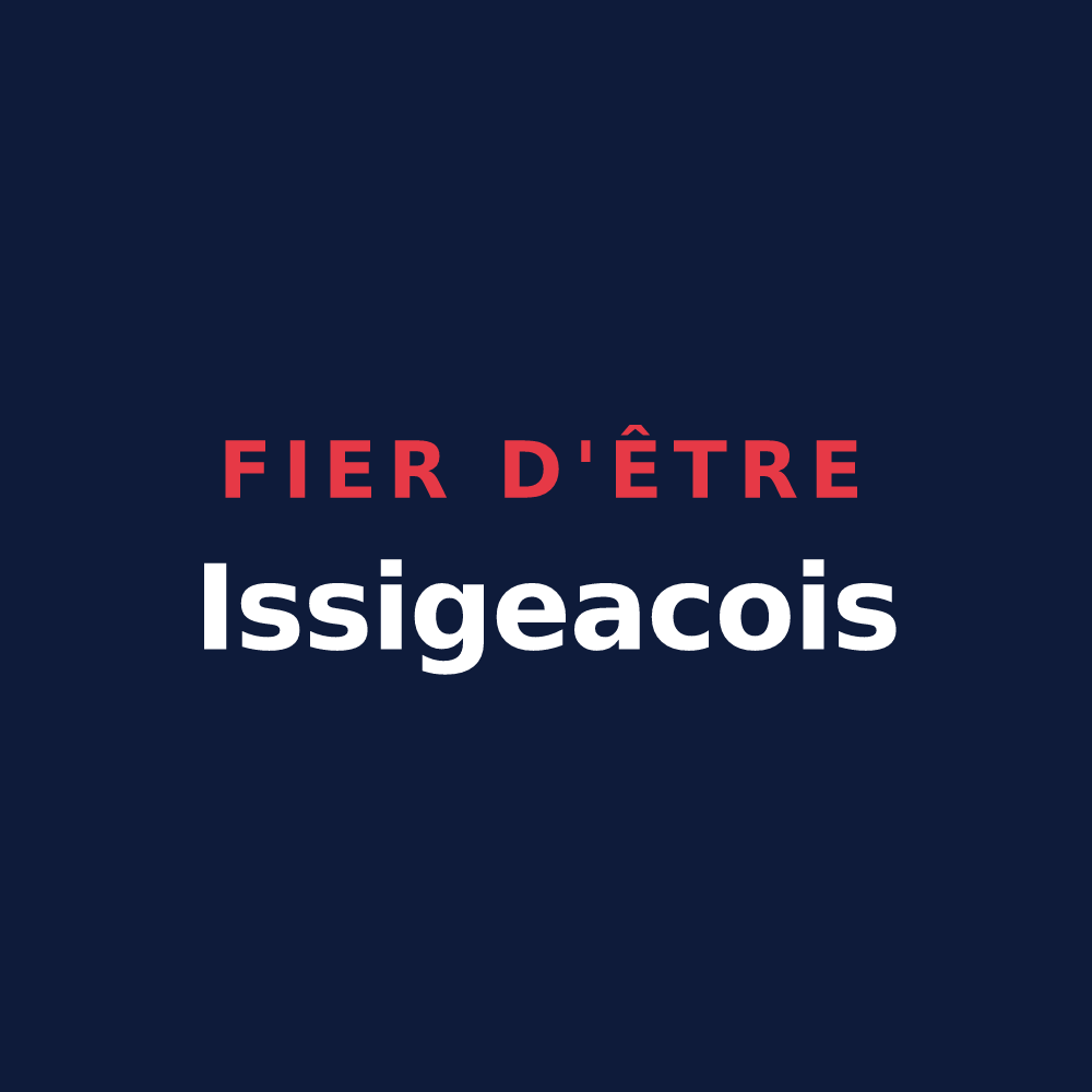 T-shirt « Fier d'être Issigeacois » — design pour Issigeac