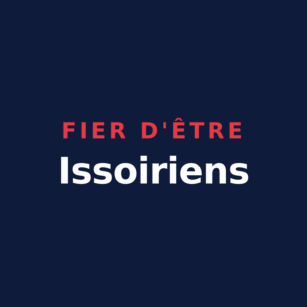 T-shirt « Fier d'être Issoiriens » — design pour Issoire