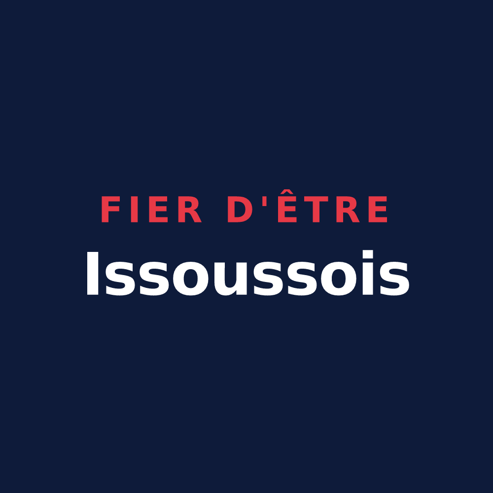 T-shirt « Fier d'être Issoussois » — design pour Issou