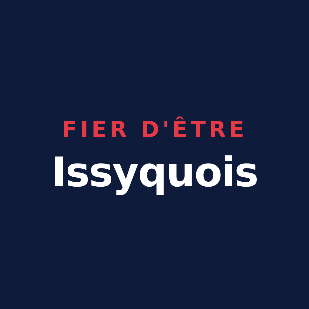 T-shirt « Fier d'être Issyquois » — design pour Issy-l'Évêque