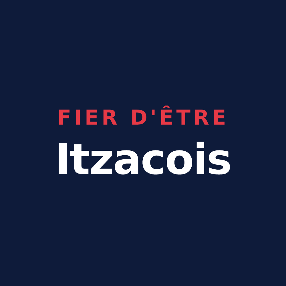 T-shirt « Fier d'être Itzacois » — design pour Itzac
