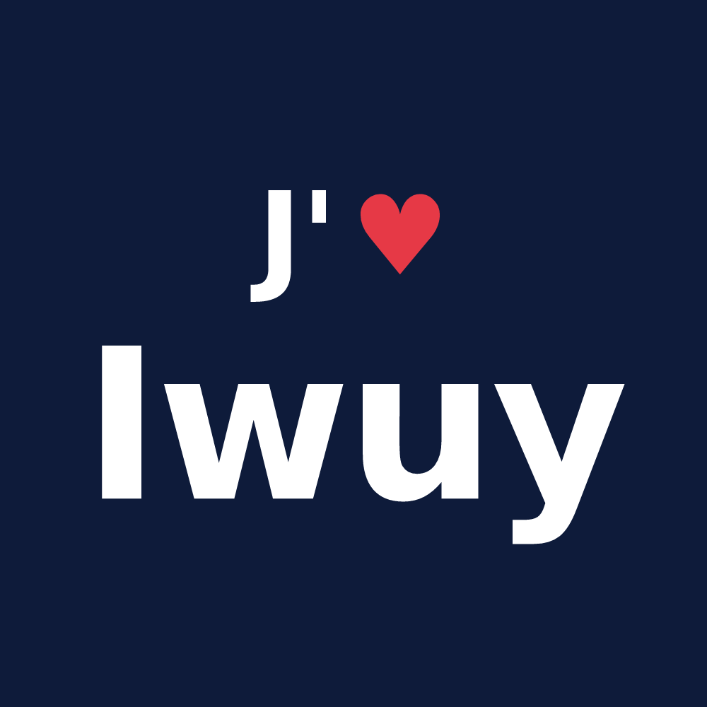 T-shirt personnalisé Iwuy — design J'aime Iwuy