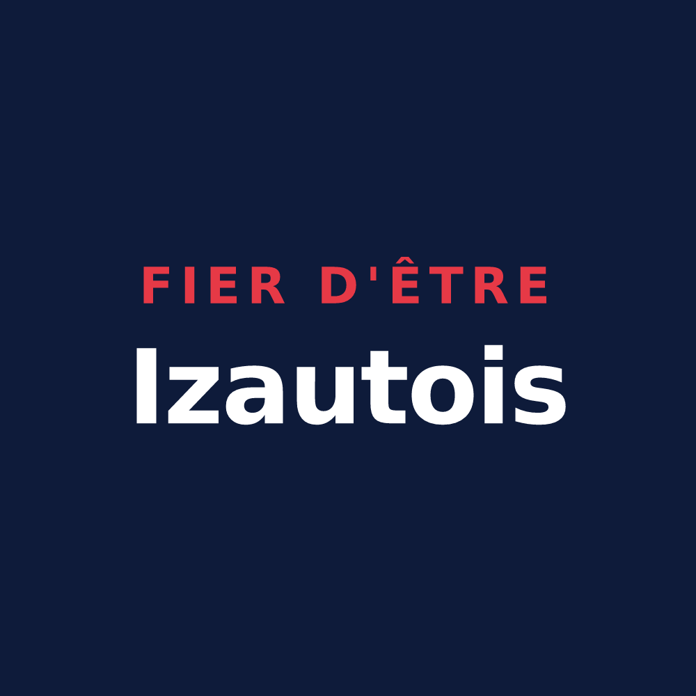 T-shirt « Fier d'être Izautois » — design pour Izaut-de-l'Hôtel