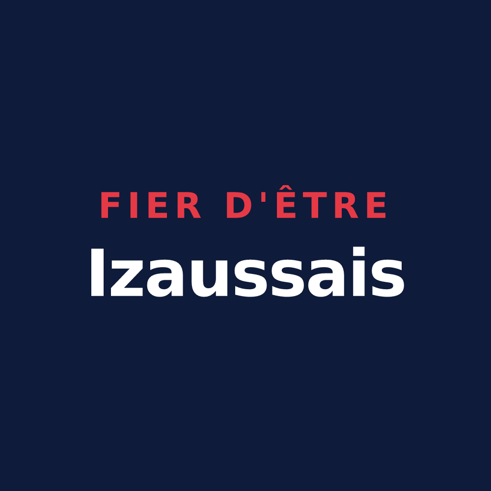 T-shirt « Fier d'être Izaussais » — design pour Izaux