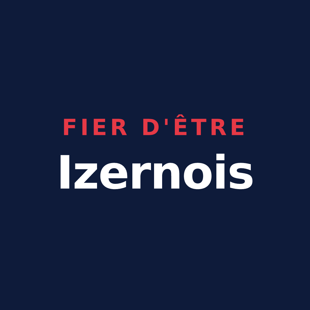 T-shirt « Fier d'être Izernois » — design pour Izernore