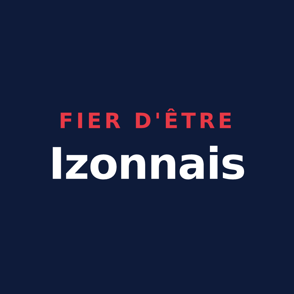T-shirt « Fier d'être Izonnais » — design pour Izon