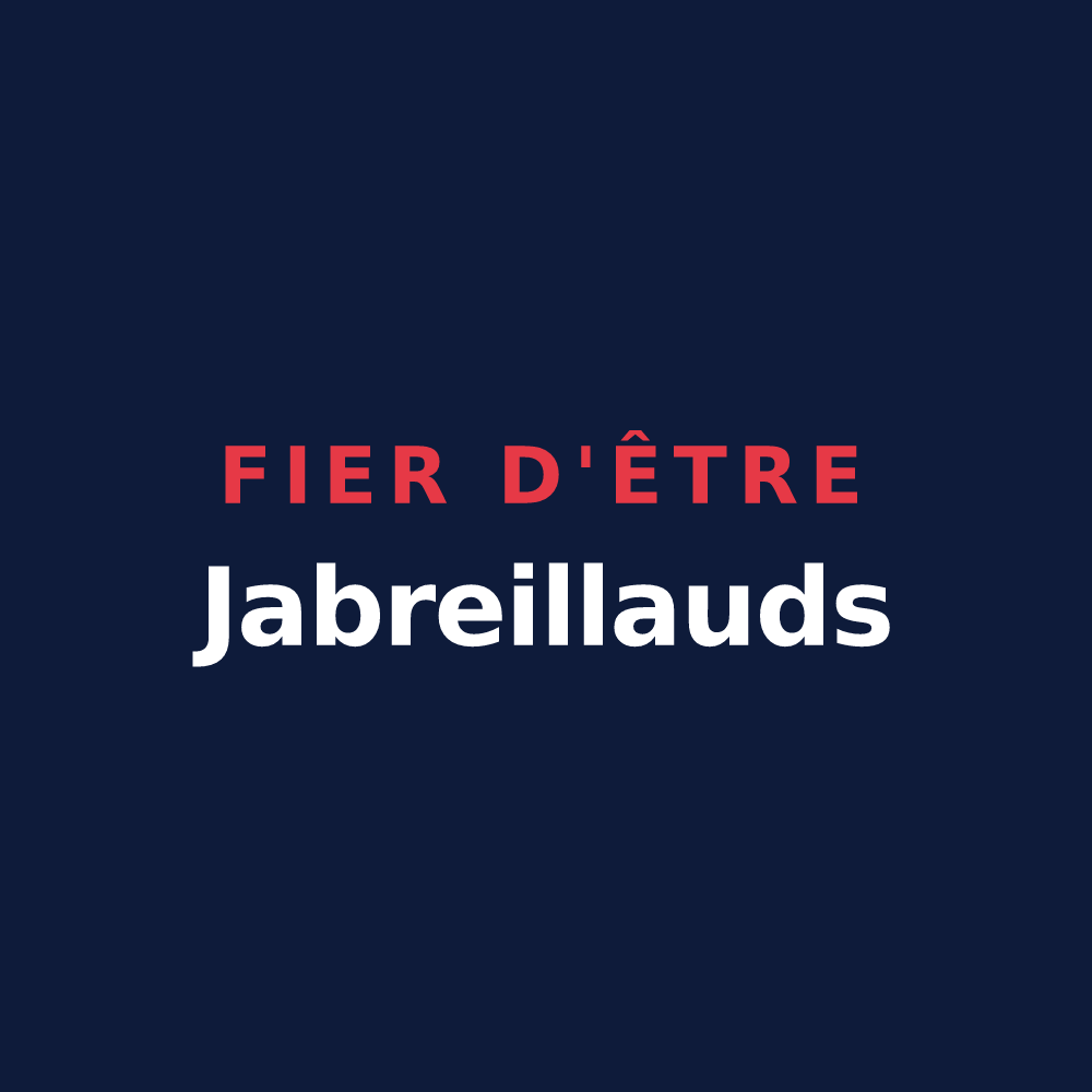 T-shirt « Fier d'être Jabreillauds » — design pour Jabreilles-les-Bordes