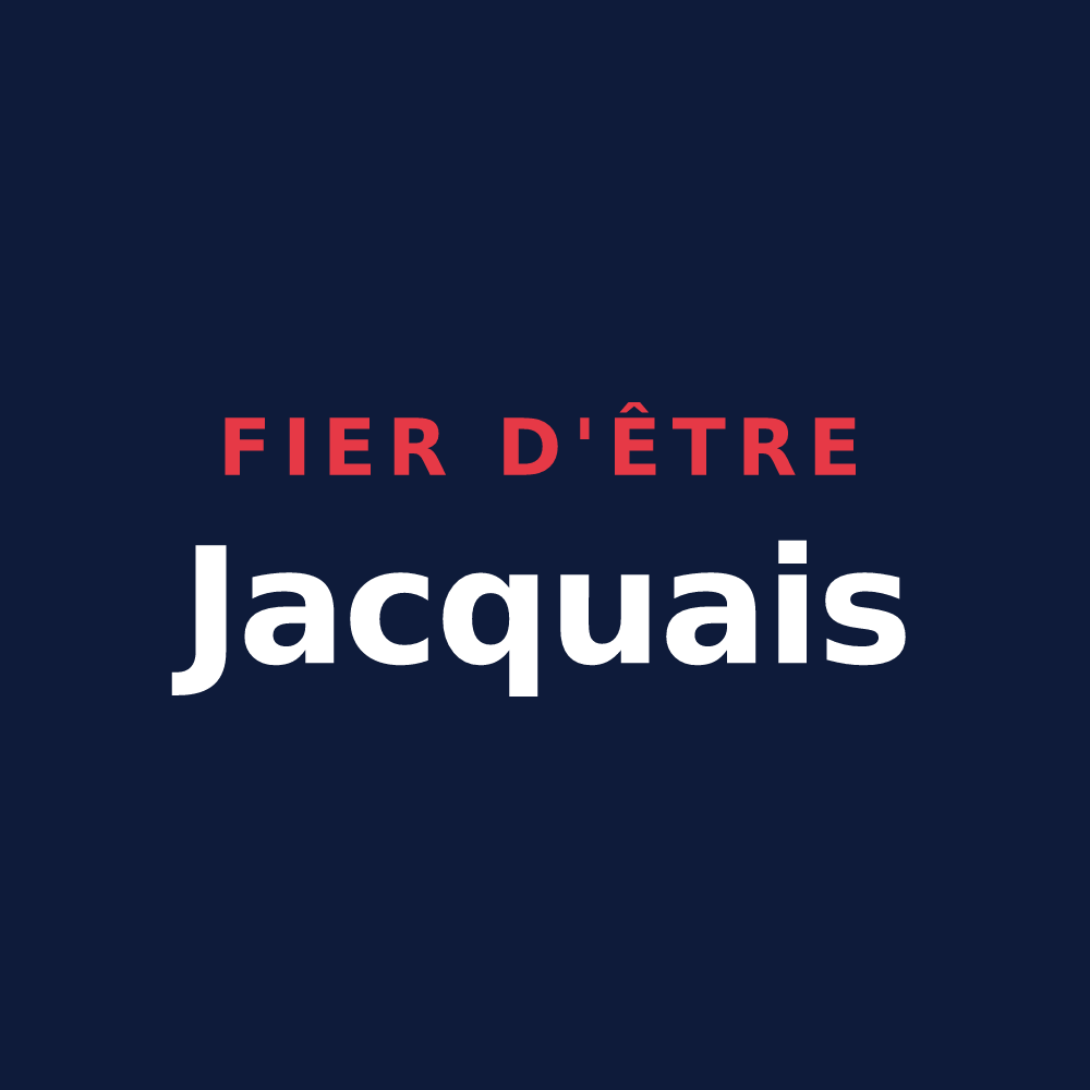 T-shirt « Fier d'être Jacquais » — design pour Jacque
