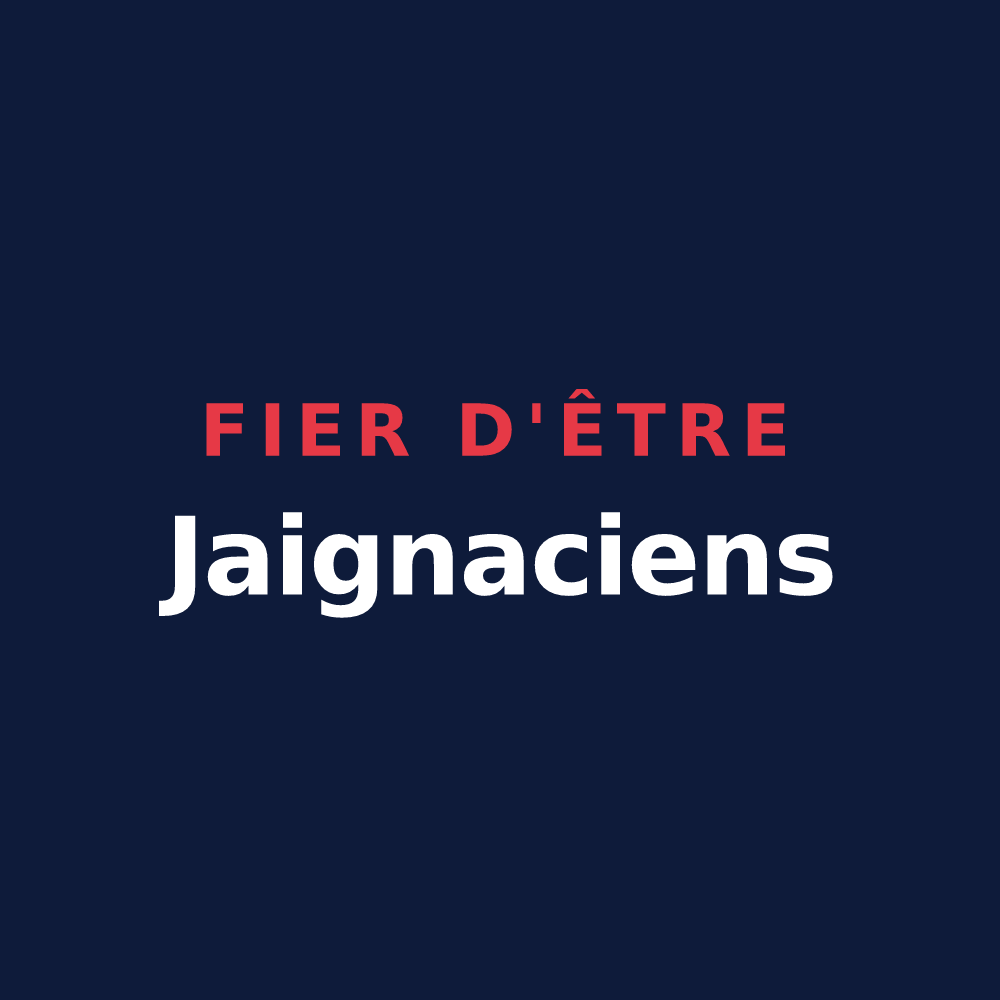 T-shirt « Fier d'être Jaignaciens » — design pour Jaignes